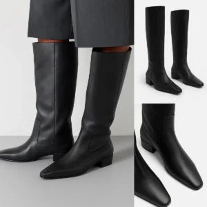Hush Square Toe Knee High Boots