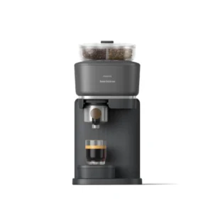 Philips Baristina with Bean Swap - Black - Walnut Portafilter - 1