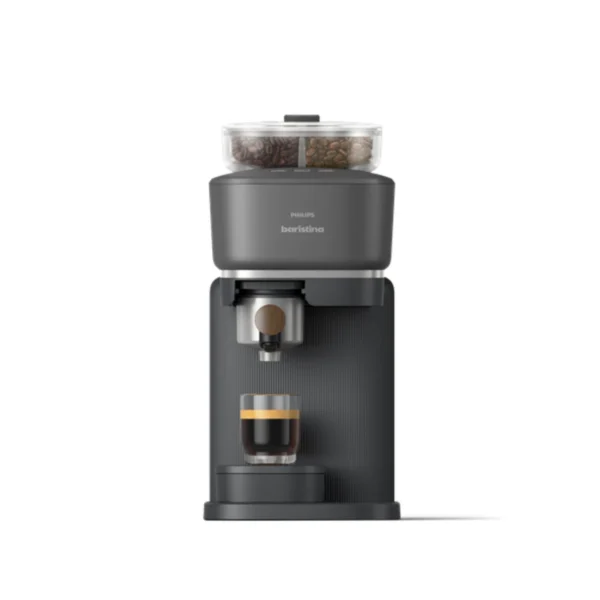 Philips Baristina with Bean Swap - Black - Walnut Portafilter - 1